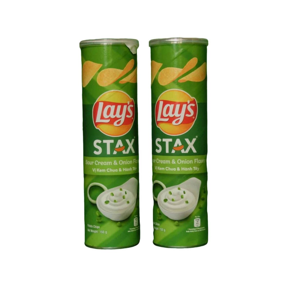 Lay'S Potato Chips Snack Sour Cream & Onion 155G