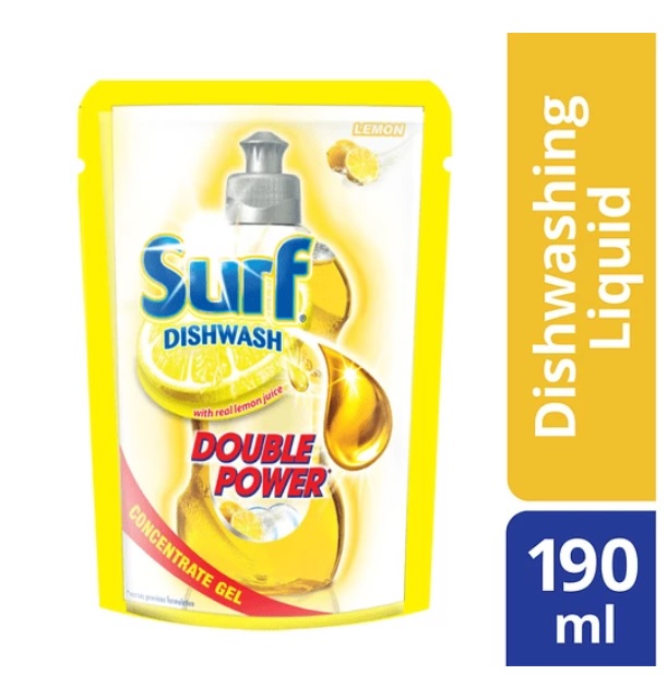 Surf Dishwashing Liquid Lemon 190ml x 36 bags