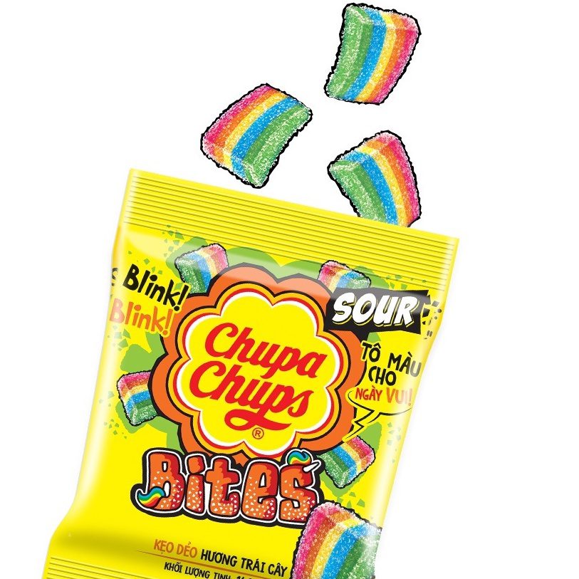 Chupa Chups Jelly Bag 160g Sour Bites