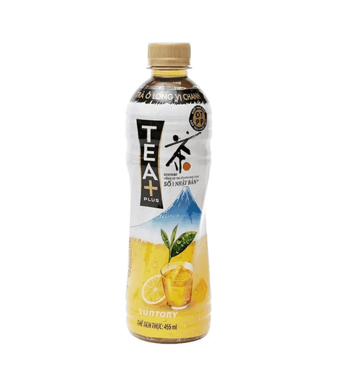 Tea Plus RTD Tea Bottle 455ml OLong Lemon x24