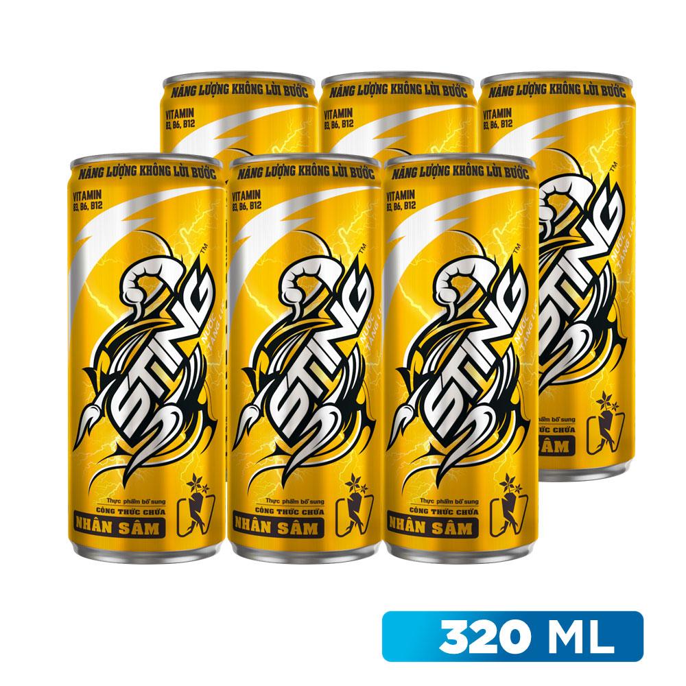 Sting ginseng flavor  energy Drink 320ml x 24 cans