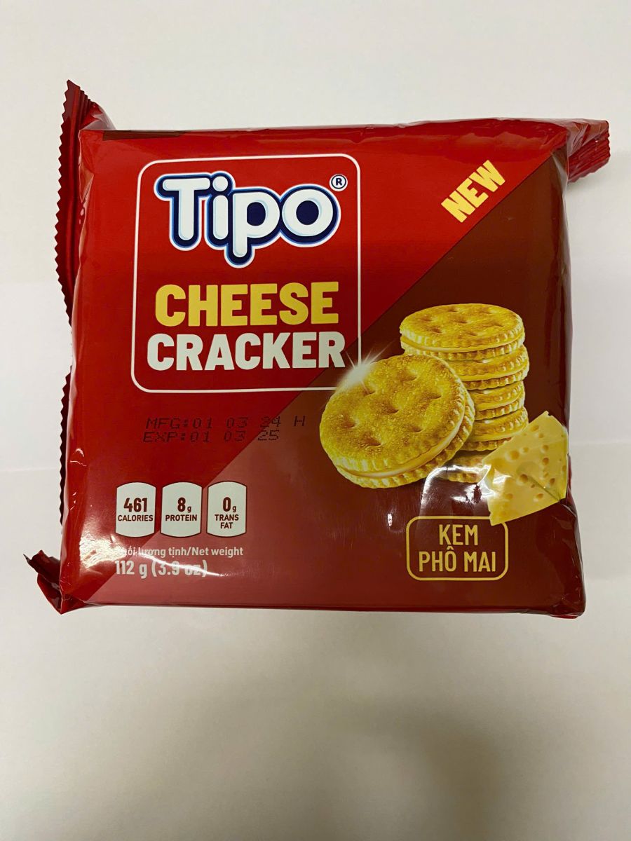 tipo cheese cracker 112g