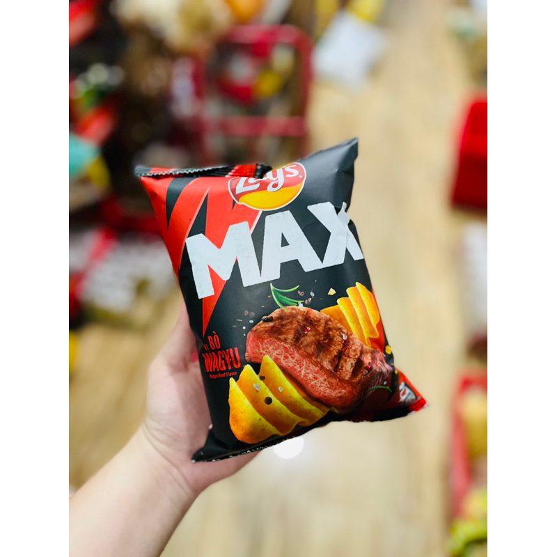 Lay'S MAX Potato Chips Snack Wagyu Beef 75g