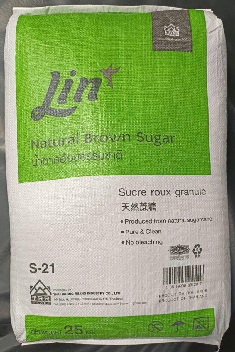 Lin brown sugar 25 KG