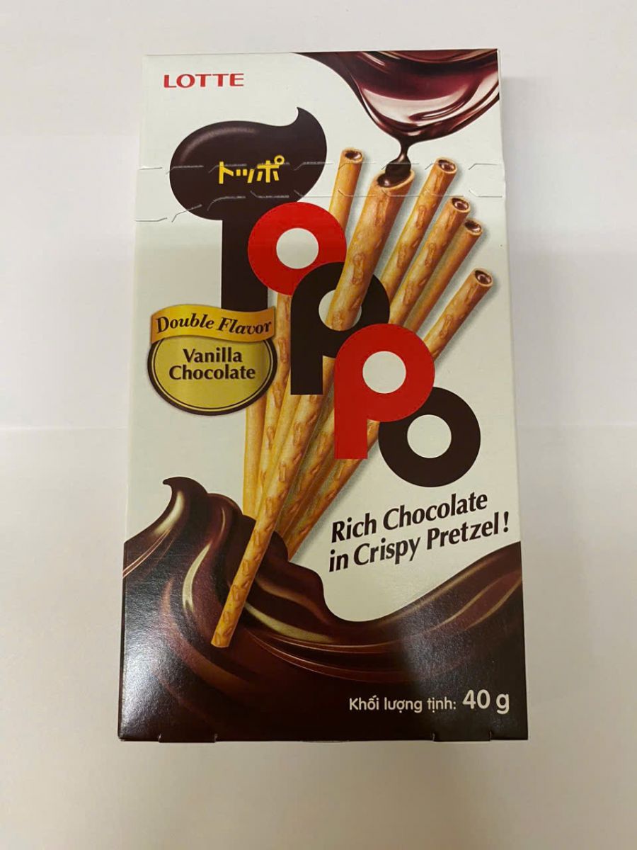 TOPPO chocolate stickers 132g