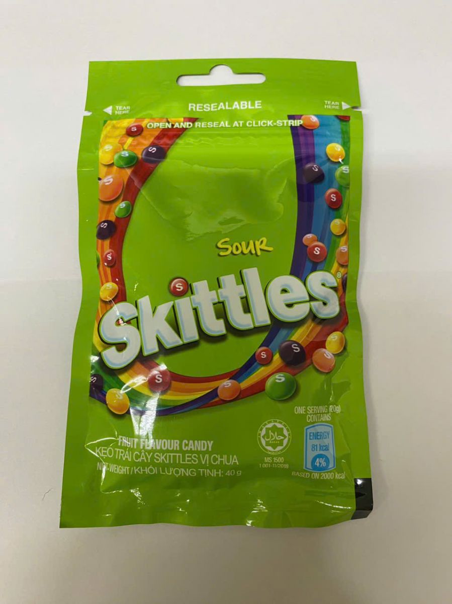 SKITTLES SOUR 40G