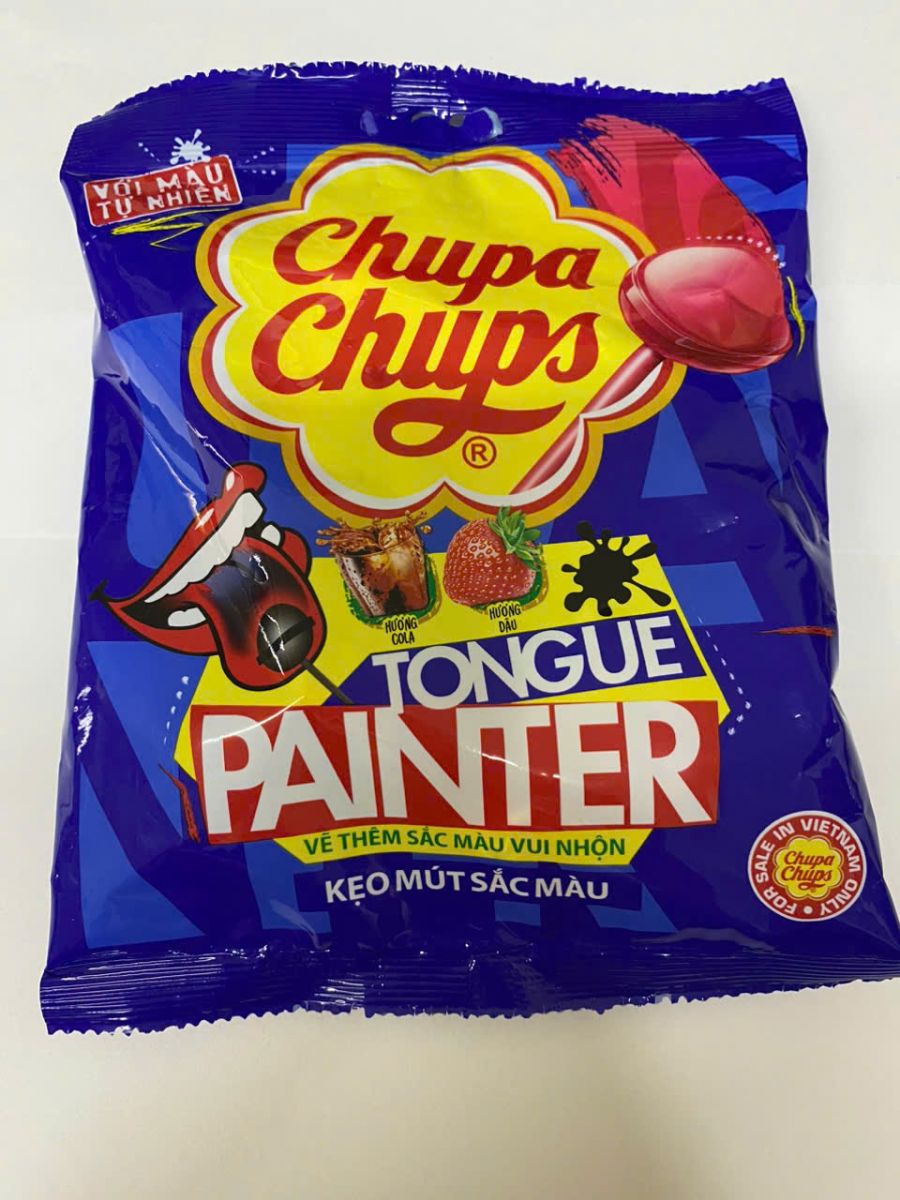 Chupa Chups Lollipops Flavors Tongue Painter 93g x 70 Bags