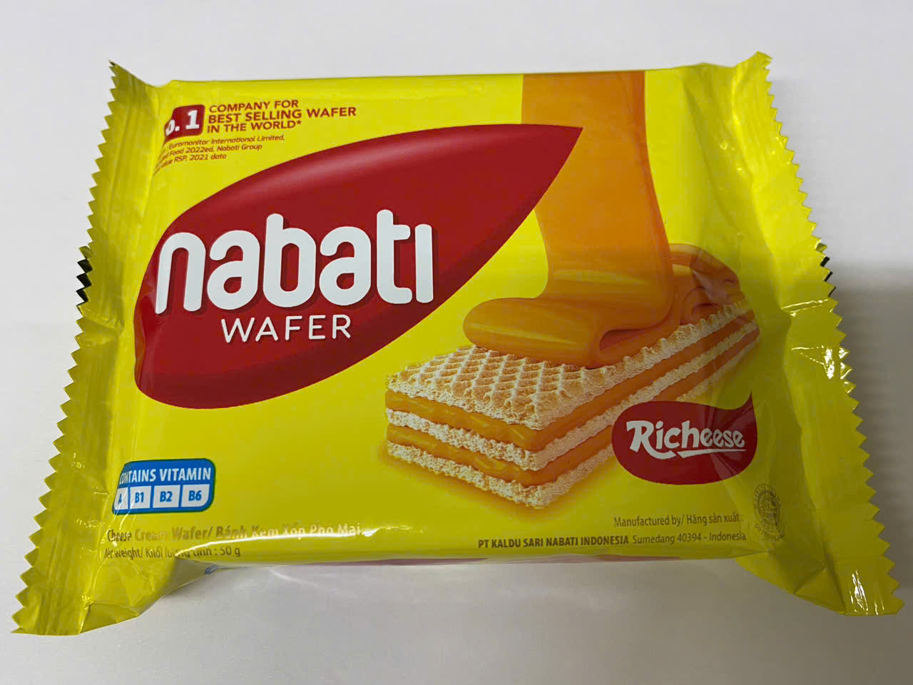 RICHEESE NABATI CHEESE WAFER 37G 